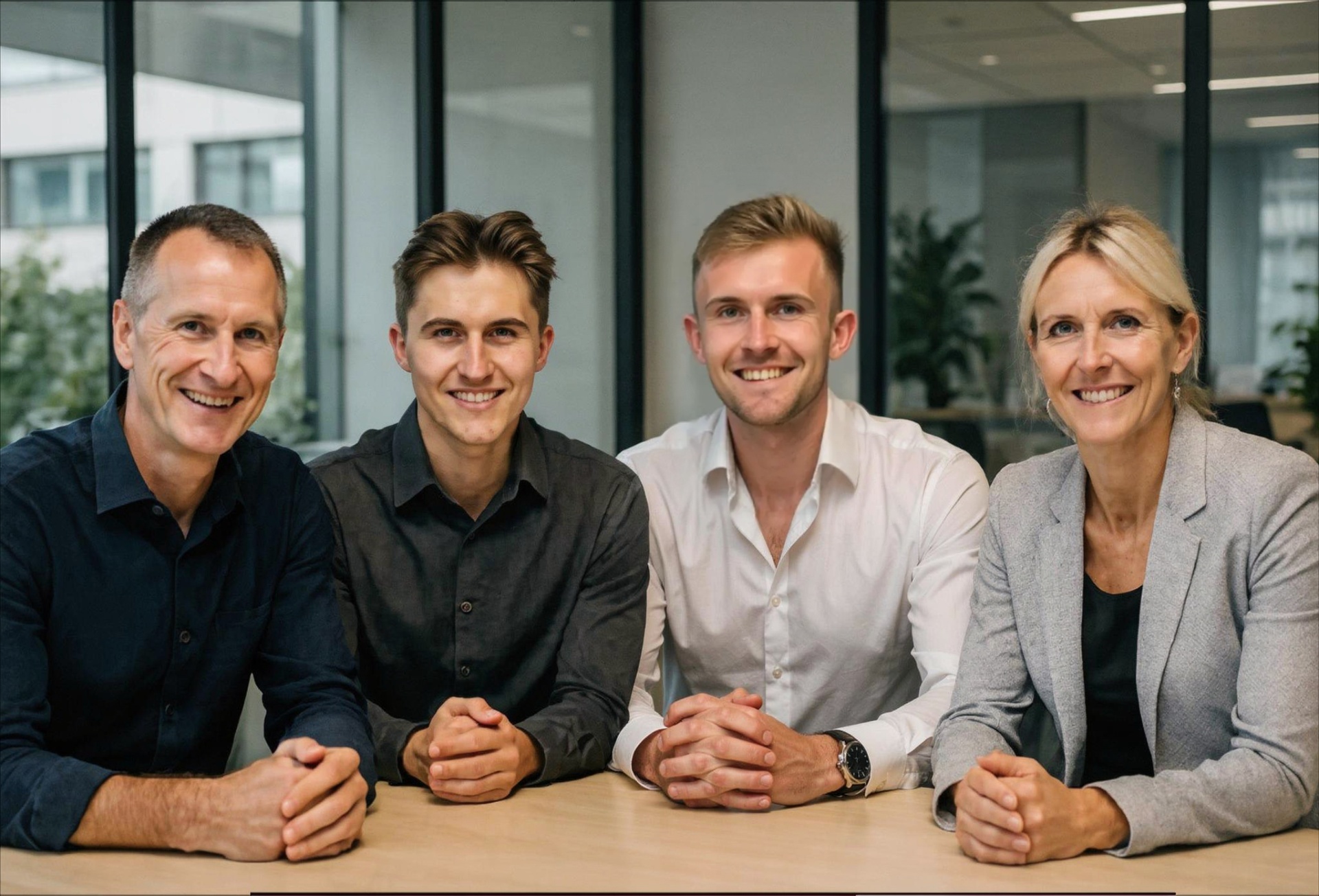 Das RGI Team - Regina, Maximilian, Magnus und Andreas Göttinger